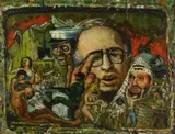 Sharon the Scapegoat by Albert Pels, oil on canvas, offered Jun 2026