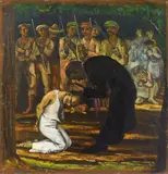 I Don't Want to Die by Albert Pels, oil on canvas, 1984, offered Jun 2026