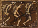Death Squad Nicaragua by Albert Pels, oil on canvas, offered Jun 2026
