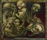 Isn't War Wonderful by Albert Pels, oil on canvas, offered Jun 2026