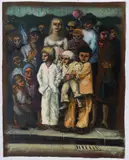 Cafe de la Paix by Albert Pels, oil on canvas, 1985, offered Jun 2026
