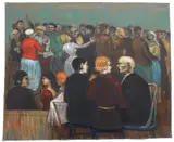 Public Dance Hall by Albert Pels, oil on canvas, offered Jun 2026