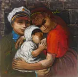Lunch Time by Albert Pels, oil on canvas, offered Jun 2026