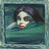 Portrait of Woman Laying Down by Albert Pels, oil on canvas, offered Jun 2026