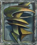 Lump #2 by Albert Pels, oil on canvas, offered Jun 2026