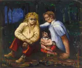 Family in the Country by Albert Pels, oil on canvas, offered Jun 2026