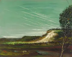 Albert Pels, Landscape Scene, oil on canvas, singed Pels lower left