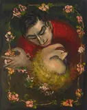Man and Woman Embracing by Albert Pels, oil on canvas, offered Jun 2026