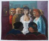 Soho Art Gallery by Albert Pels, oil on canvas, offered Jun 2026