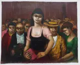 Wednesday Matinee by Albert Pels, oil on canvas, offered Jun 2026
