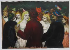 Costume Party by Albert Pels, oil on canvas, offered Jun 2026