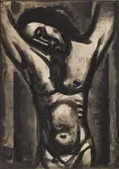 Georges Rouault, Jesus sera en agonie jusqu'a la fin du monde photogravure, aquatint and drypoint, 1926