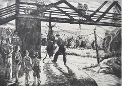 Peggy Bacon, An Object of Interest, etching, 1942