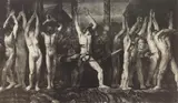 George Bellows, The Barricade, lithograph, 1918, estate