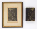 Isaac Friedlander, Golddiggers wood, engraving, 1931