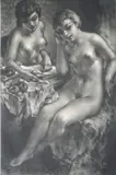 Alessandro Mastro Valerio, Morning Paper mezzotint, 1941, mezzotint
