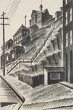 Arnold Ronnebeck, Central City (Colorado), lithograph, estate stamp verso