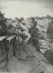 Stow Wengenroth, Old Quarry (Rockport, Massachusetts), lithograph, 1967