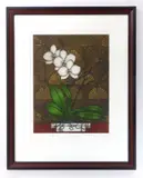 Michel Estebe, Nappe Rouge A Pois Rouges mezzotint in colors, 2006, mezzotint