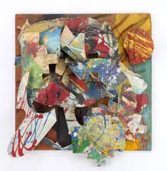 Sam Gilliam, collage, mixed media