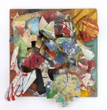 Sam Gilliam, collage, mixed media