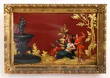 Francesco Albani, The Toilet of Venus oil and gilt on joined wood panel, oil