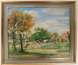 Sister Matilda, An Early Fall Day, oil on canvas
