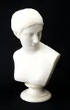 Classical Female Bust by Pietro Bazzanti, marble sculpture, offered Jun 2026