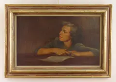 Edward Laning, Portrait of Jessie, oil o n canvas, ca. 1950