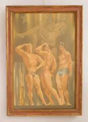 Jack W. Henderson, Winners, oil on canvas, 1963