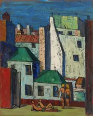 Castles Above Tar Beach by Albert Pels, oil on canvas, offered Mar 2026