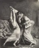George Bellows, The Drunk, Second Stone, lithograph, 1923-24, estate
