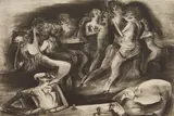 Adolf Dehn, Franky and Johnny Paris'', lithograph on chine colle, 1928