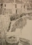 Childe Hassam, Cos Cob, etching and drypoint, 1915