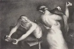 Benton Murdoch Spruance, Caustic Comment, lithograph, 1936