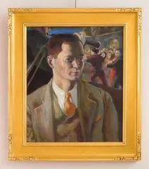 Sheffield Kagy, Benny Goodman, oil on canvas, 1932