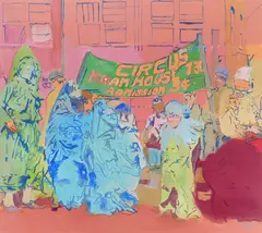 Phyllis Seltzer, Circus Hiram House, oil on canvas, 1976