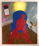 Grace Bishko, The Blue Chair, oil on canvas, 1983