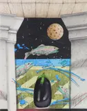 Judith Pittenger-Meyer, Night of the Full Moon color, pencil on paper, 1985