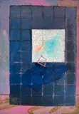 Sun-Hee J. Kwon, B, acrylic on paper, 1986