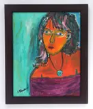 Sid Rheuban, Surprise, acrylic on canvas, 1995