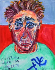 Sid Rheuban, 10K, oil on paper, 1998