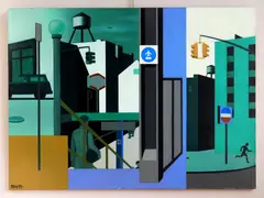 James Massena March, Untitled, oil on canvas