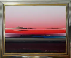 Tetsurō Sawada, Red Skyscape, oil on canvas, 1983