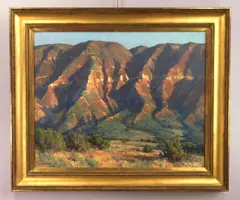 Dinosaur National Monument, Colorado by Clyde Aspevig, oil on panel, offered Mar 2026