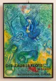 Marc Chagall, Die Zauberflote lithographic poster in colors, 1967, lithograph