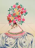 The Flowering of Inspiration by Salvador Dalí, lithograph in colors, 1978, offered Mar 2026