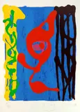 John Hoyland, Untitled, silkscreen in colors, 1997