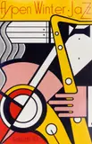 Roy Lichtenstein, Aspen Winter Jazz Poster, silkscreen on heavy glossy white paper, 1967
