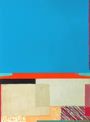 Dan Namingha, West of Hopi, lithograph in colors